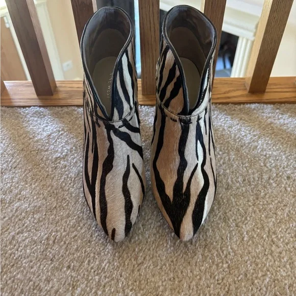 Nine West tan zebra bootie - Picture 3 of 4